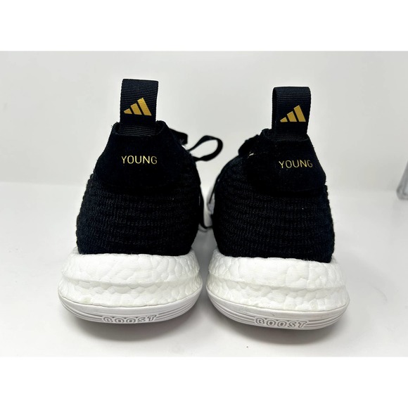 Adidas Men\'s H0647711 Trae Young 2 Shoes Sneakers WHITE/BLACK/GOLD Size 11
